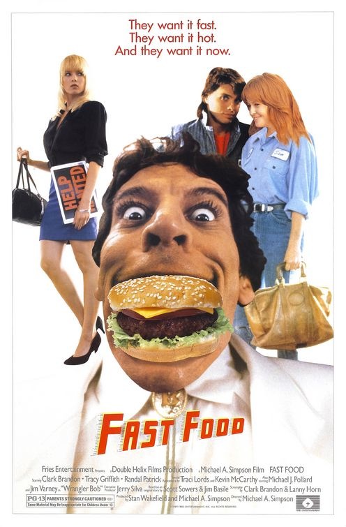 Fast Food (1989) - Rolled DS Movie Poster