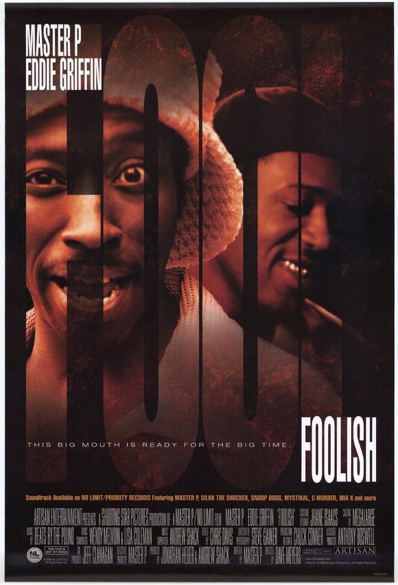 Foolish (1999) - Rolled DS Movie Poster