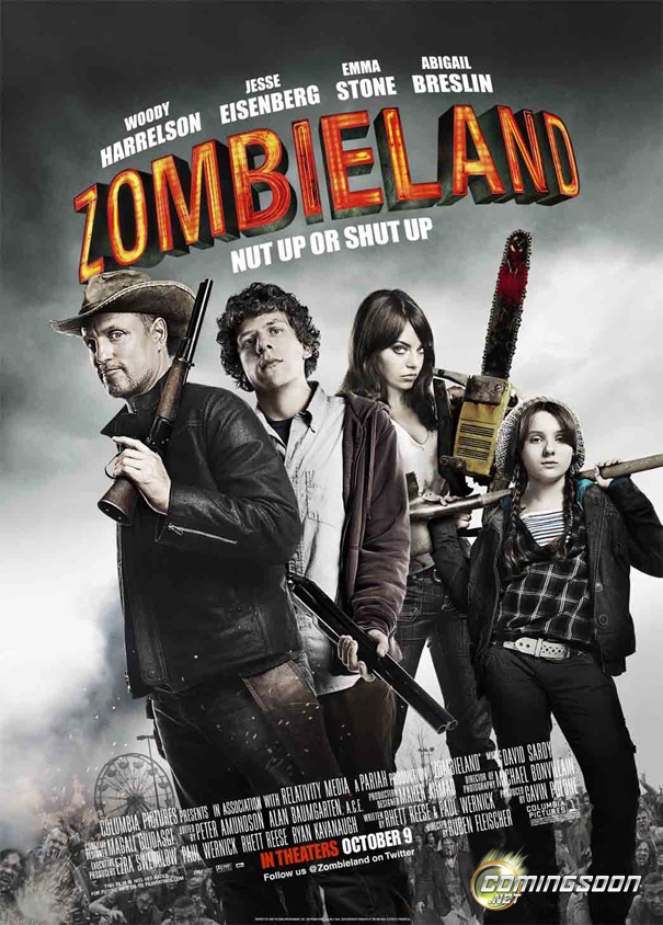 Zombieland (2009) - Rolled DS Movie Poster