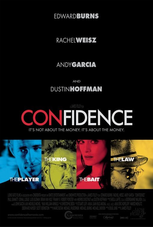 Confidence (2003) - Rolled DS Movie Poster