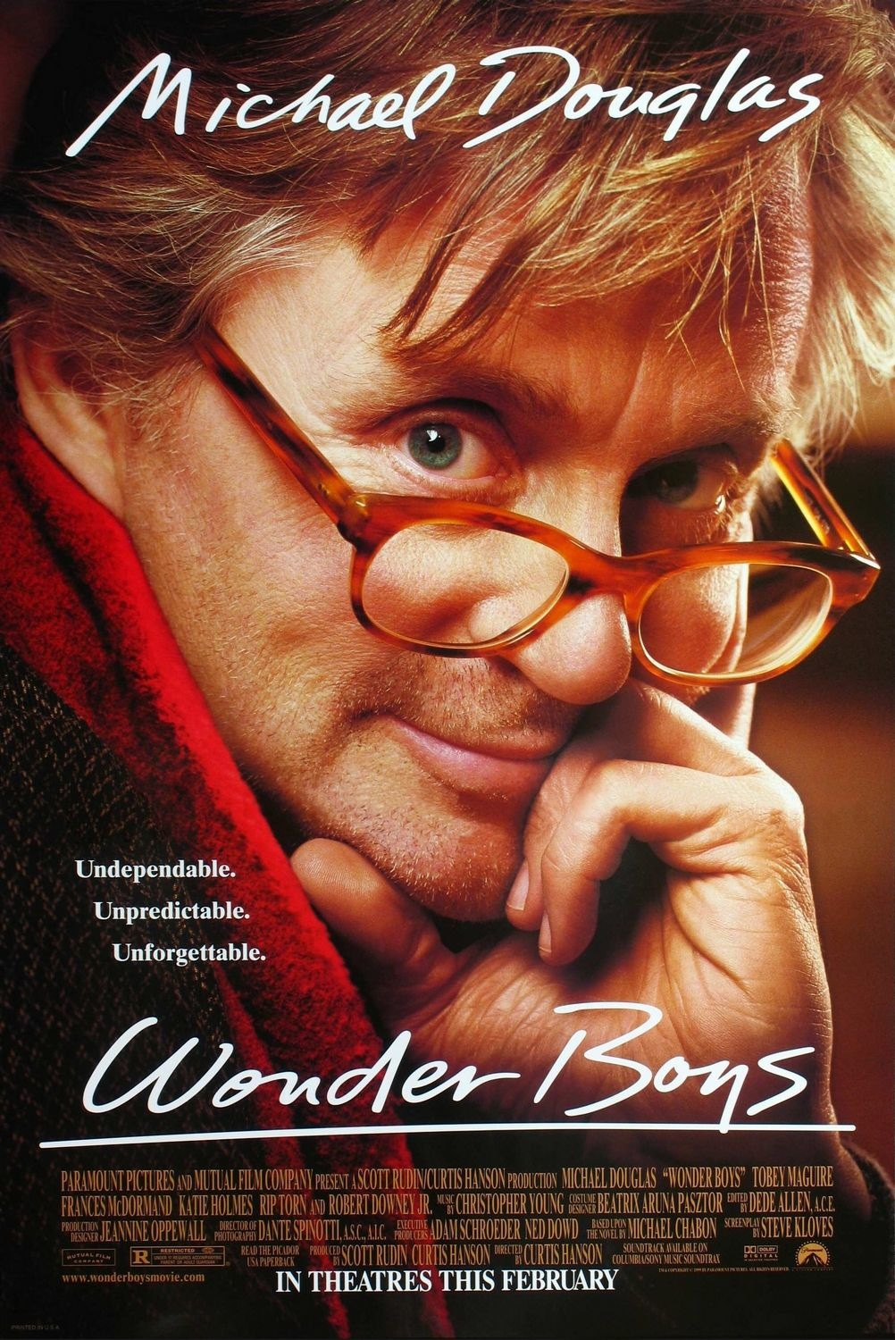 Wonder Boys (2000) - Rolled DS Movie Poster