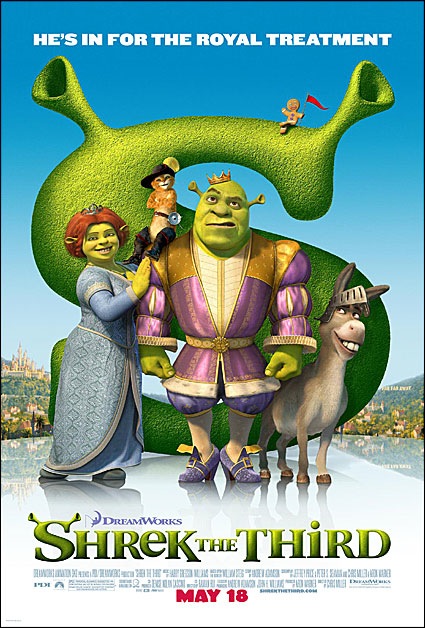 Shrek the Third (2007) - Rolled DS Movie Poster
