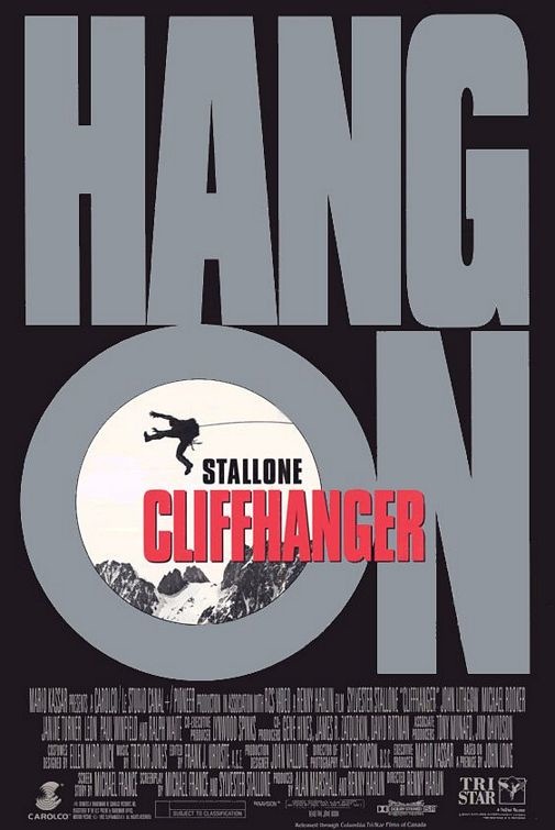 Cliffhanger (1993) - Rolled DS Movie Poster