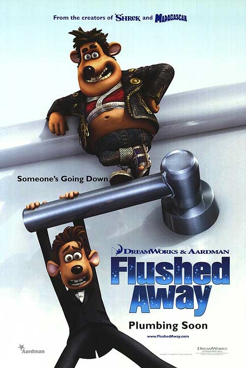 Flushed Away - ADV (2006) - Rolled DS Movie Poster
