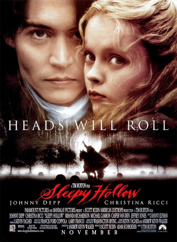 Sleepy Hollow (1999) - Rolled DS Movie Poster