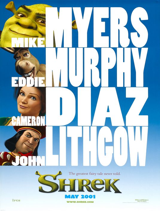 Shrek - ADV (2001) - Rolled DS Movie Poster