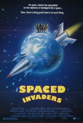 Spaced Invaders (1990) - Rolled DS Movie Poster