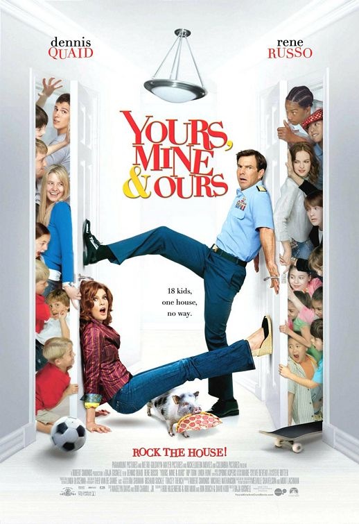 Yours, Mine and Ours (2005) - Rolled DS Movie Poster