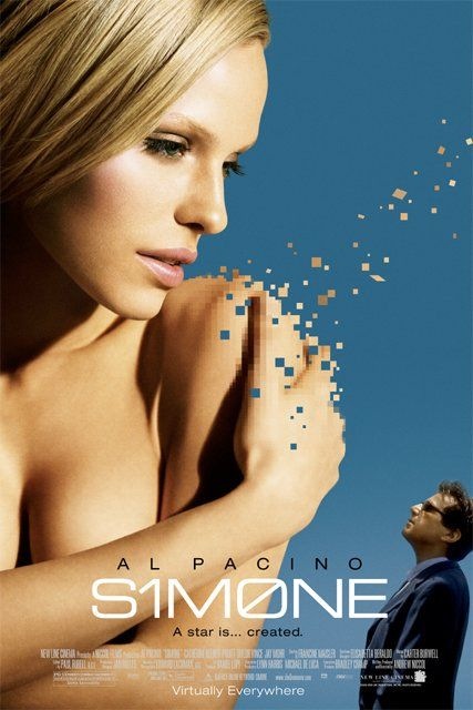 S1m0ne (Simone) (2002) - Rolled DS Movie Poster